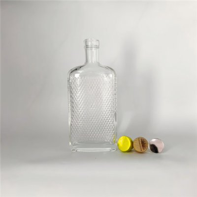 650ml બ્રાન્ડી કાચની બોટલ